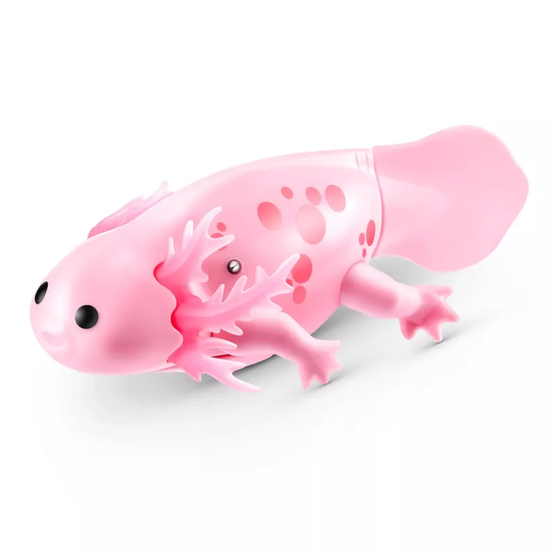 Knuffeldier Zuru Pets Alive drijvende axolotl knuffel, formaat kattenspeelgoed, model 9556UQ1