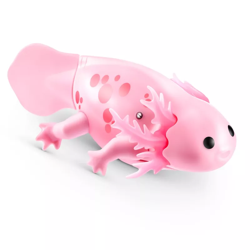 Knuffeldier Zuru Pets Alive drijvende axolotl knuffel, formaat kattenspeelgoed, model 9556UQ1