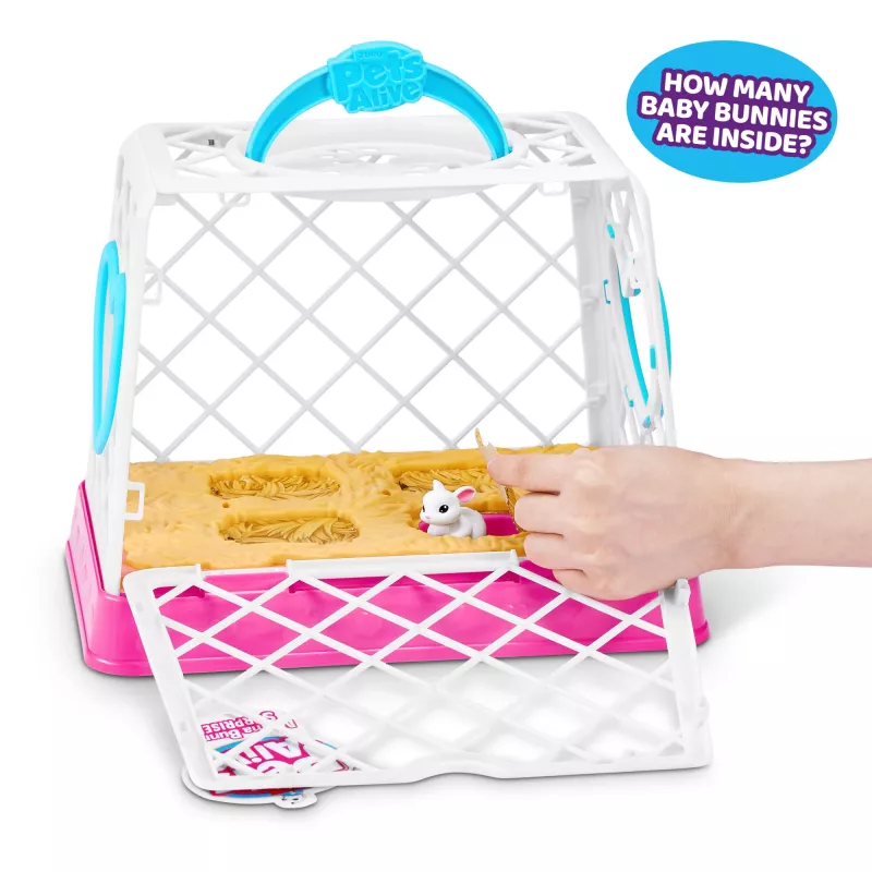 Knuffel Zuru Mama Bunny & Baby Surprise, interactief knuffelduo, assorti