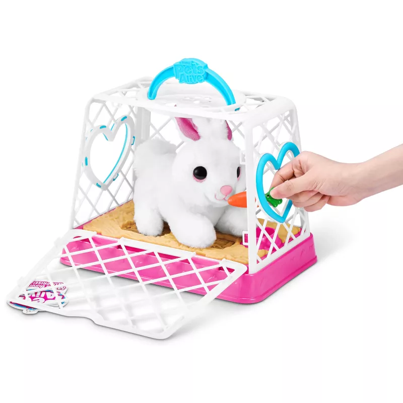 Knuffel Zuru Mama Bunny & Baby Surprise, interactief knuffelduo, assorti