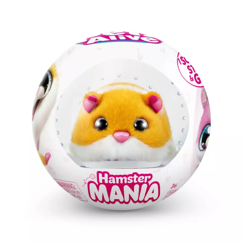 Speelgoedhamster Zuru Pets Alive Hamster Mania — op batterijen werkende interactieve hamster, vanaf 3 jaar, AAA
