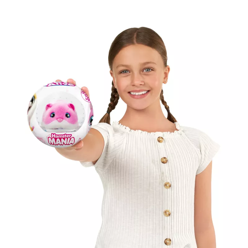Speelgoedhamster Zuru Pets Alive Hamster Mania — op batterijen werkende interactieve hamster, vanaf 3 jaar, AAA
