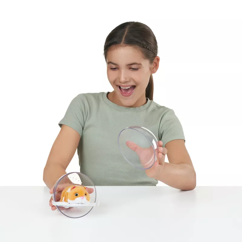 Speelgoedhamster Zuru Pets Alive Hamster Mania — op batterijen werkende interactieve hamster, vanaf 3 jaar, AAA