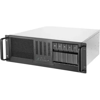 Rackbehuizing SILVERSTONE SST-RM41-H08 8-bay 1U serverchassis – compacte rackmount behuizing