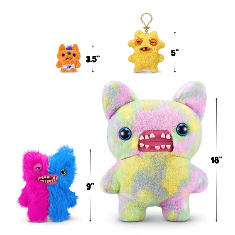 Knuffel Zuru Fuggler Misfit Monsters 9 inch — assorti knuffelfiguur, enkel stuk