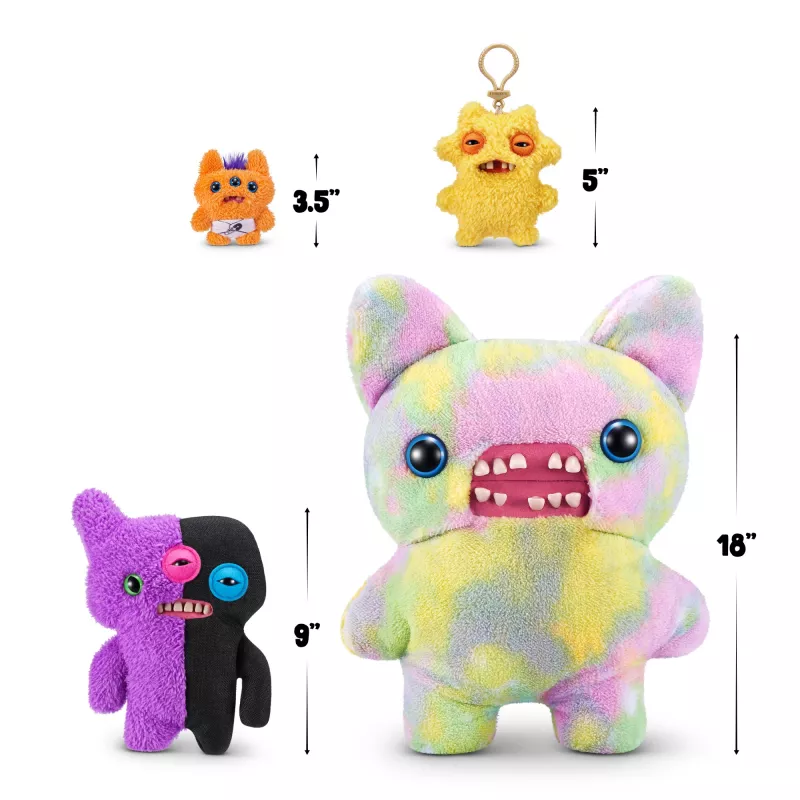 Knuffel Zuru Fuggler Misfit Monsters 9 inch — assorti knuffelfiguur, enkel stuk