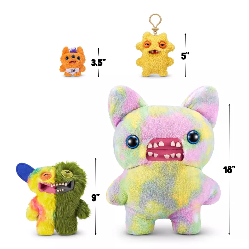 Knuffel Zuru Fuggler Misfit Monsters 9 inch — assorti knuffelfiguur, enkel stuk