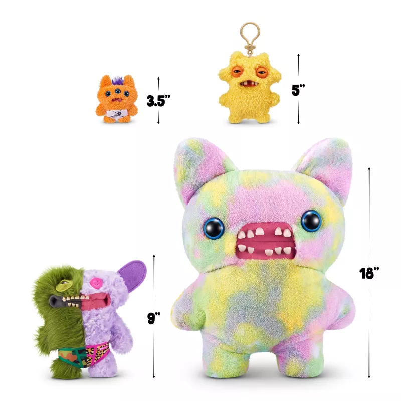 Knuffel Zuru Fuggler Misfit Monsters 9 inch — assorti knuffelfiguur, enkel stuk