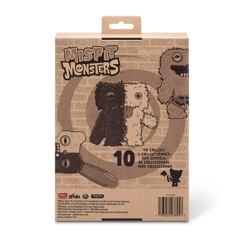 Knuffel Zuru Fuggler Misfit Monsters 9 inch — assorti knuffelfiguur, enkel stuk
