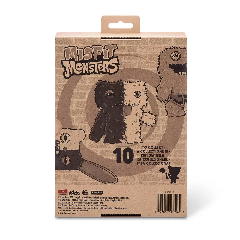 Knuffel Zuru Fuggler Misfit Monsters 9 inch — assorti knuffelfiguur, enkel stuk