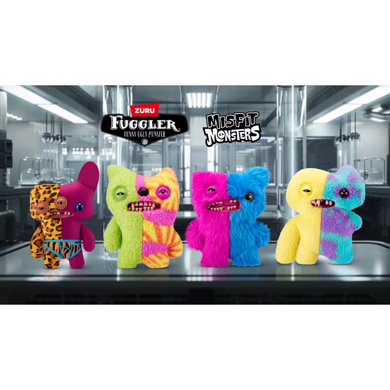 Knuffel Zuru Fuggler Misfit Monsters 9 inch — assorti knuffelfiguur, enkel stuk