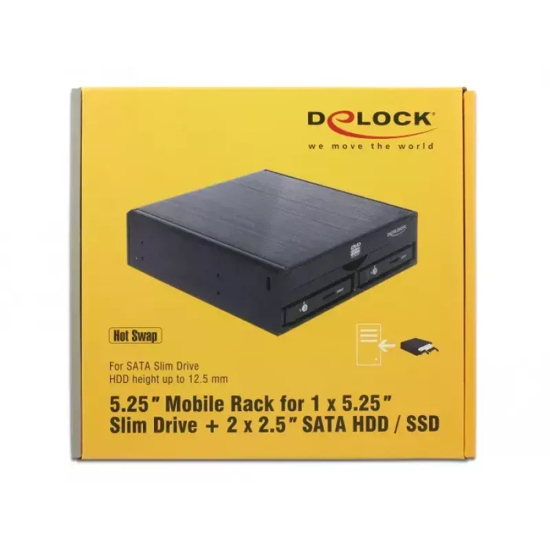 ODD-inbouwframe DeLOCK 47230 13,3 cm (5,25 inch)
