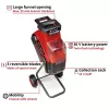 Einhell REDAXXO 36/25 accu-messenhakselaar voor de tuin, 36 V (2x18 V), max. takdikte 25 mm, solo zonder accu en lader, rood/zwart