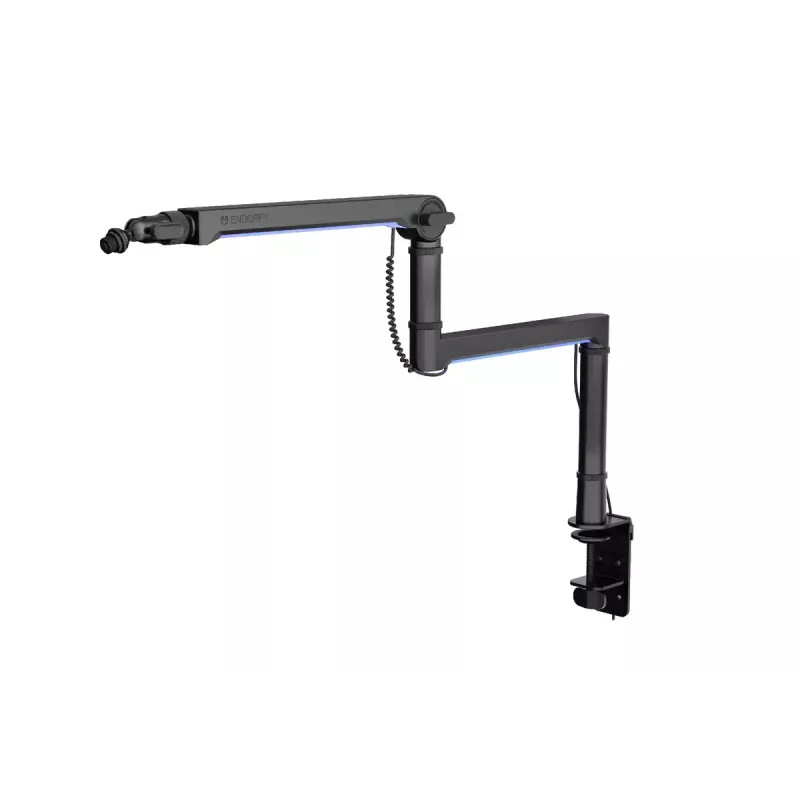 ENDORFY Broadcast Low Profile RGB Boom Arm EY0A010 microfoonarm, bureaubevestiging, tot 2 kg, zwart
