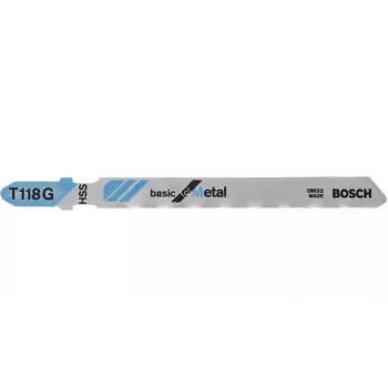 Decoupeerzaagbladen Bosch T 118 G Basic for Metal 2608631674