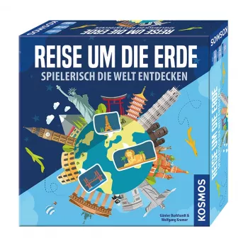 Kosmos Reis om de aarde spelenderwijs de wereld ontdekken bordspel reis-/avonturenspel