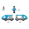 Speelgoed voertuigrails accessoire BRIO 33506 — 3-delig, meerkleurig, AAA-batterij