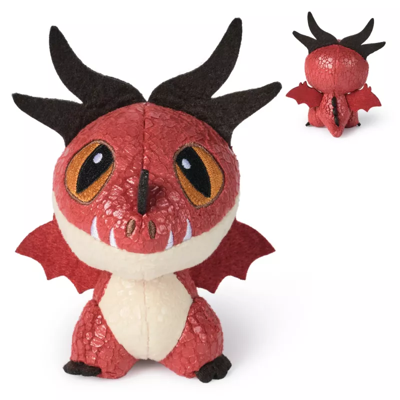 Pluche verzameldraakfiguur Spin Master How to Train Your Dragon – totem-design, zachte figuur, geassorteerde varianten