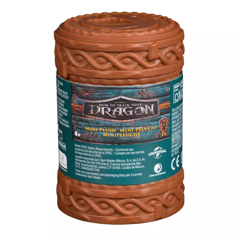 Pluche verzameldraakfiguur Spin Master How to Train Your Dragon – totem-design, zachte figuur, geassorteerde varianten
