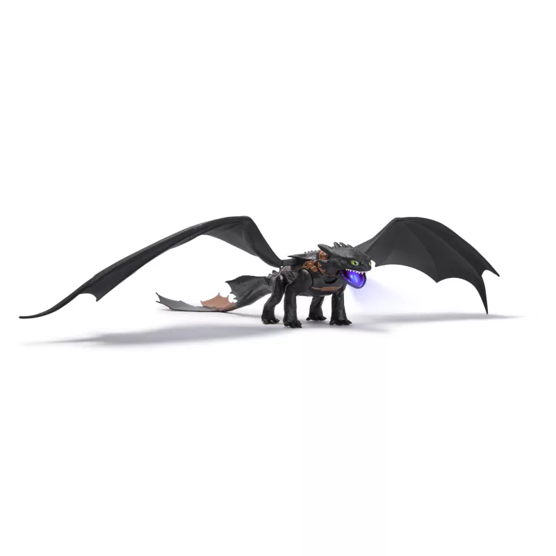Actiefiguur Spinmaster Ultimate Plasma Blast Toothless 25 inch vleugels licht & geluid, vanaf 4 jaar