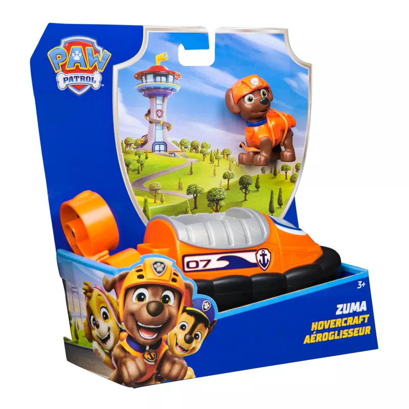 Voertuig PAW Patrol Zumas hovercraft kunststof zwart oranje 3+