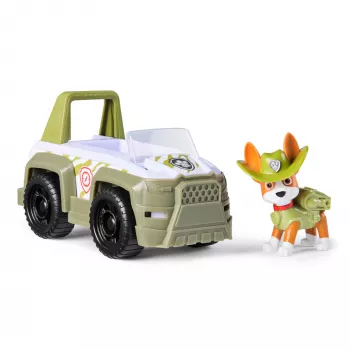 Voertuig PAW Patrol Tracker’s Jungle Rescue Vehicle groen kunststof