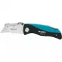 Klapmes met vergrendeling HAZET 2157-1 zwart blauw