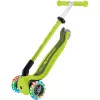 Step GLOBBER Go-Up Active Lights — in hoogte verstelbaar, LED-lichten, limoen