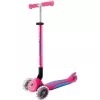 Compacte scooter GLOBBER Primo Foldable Plus Lights - roze/lichtblauw