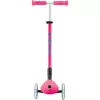 Compacte scooter GLOBBER Primo Foldable Plus Lights - roze/lichtblauw