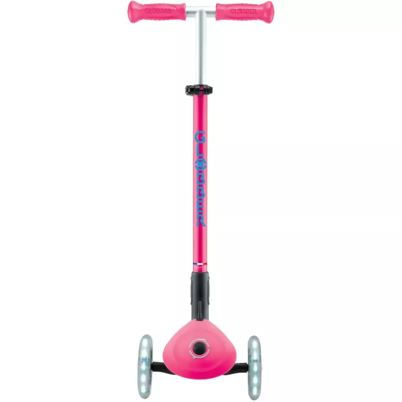 Compacte scooter GLOBBER Primo Foldable Plus Lights - roze/lichtblauw