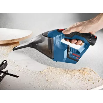 Bosch GAS 12V handstofzuiger zwart, blauw zakloos