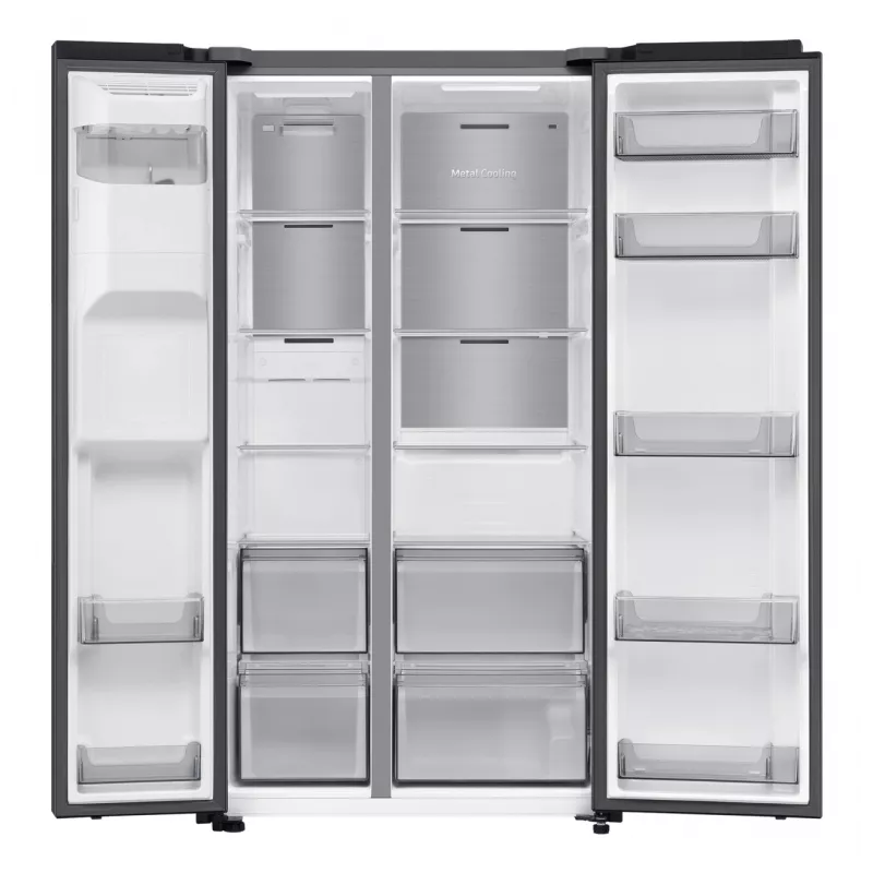 Samsung RS70F64KDF side-by-side koelkast vrijstaand 640 L zwart