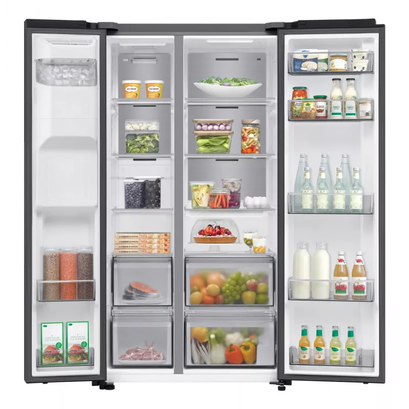 Samsung RS70F64KDF side-by-side koelkast vrijstaand 640 L zwart