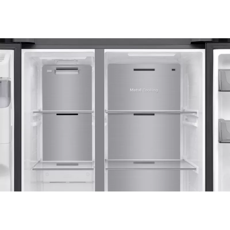 Samsung RS70F64KDF side-by-side koelkast vrijstaand 640 L zwart