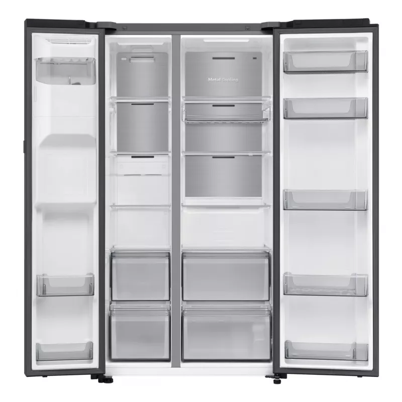Samsung RS80F64KEF side-by-side koelkast vrijstaand 640 L zwart