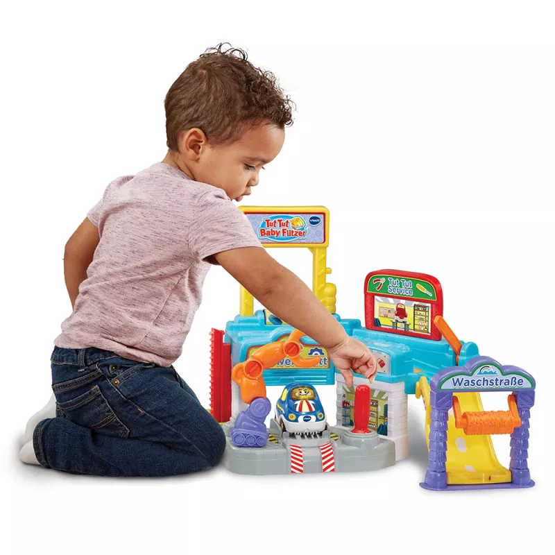 VTech Tut Tut Baby Flitzer garage speelset – interactieve speelgoedvoertuigen