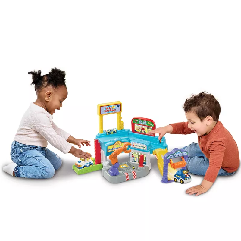 VTech Tut Tut Baby Flitzer garage speelset – interactieve speelgoedvoertuigen