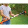 Black & Decker ST182320-QW accu-grastrimmer, 18 V, 2,0 Ah Li-ion, 25 cm maaibreedte, incl. accu en oplader, oranje/zwart