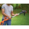 Black & Decker ST182320-QW accu-grastrimmer, 18 V, 2,0 Ah Li-ion, 25 cm maaibreedte, incl. accu en oplader, oranje/zwart
