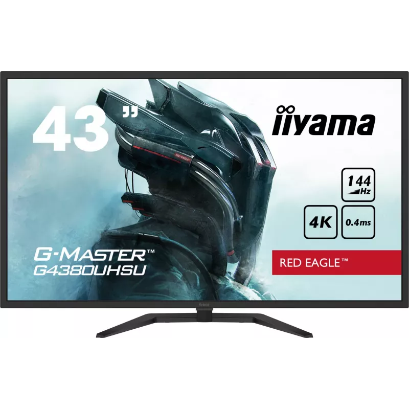 iiyama G-MASTER G4380UHSU-B1 computermonitor 108 cm (42,5 inch) 3840 x 2160 pixels 4K Ultra HD LED zwart