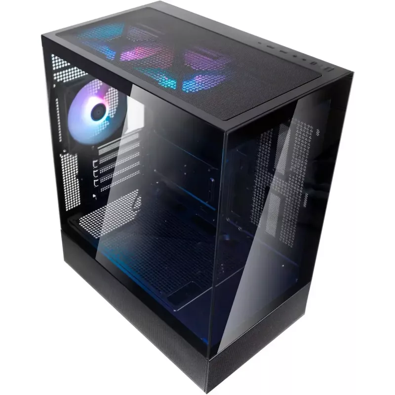 Computerbehuizing Silverstone Technology Lucid 04 ATX zwart