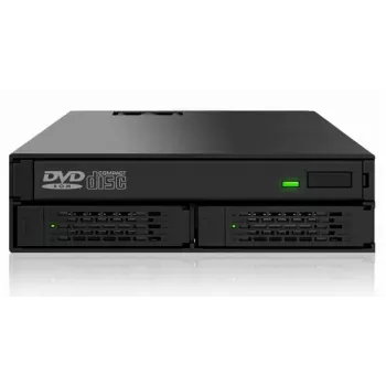ICY DOCK - ToughArmor - MB994IPO-3SB - SAS / SATA - 2x 2,5 inch SATA/SAS HDD/SSD + slim ODD - 5,25 inch backplane - SAS 12 Gbit/s - SATA - 40 mm ventilator