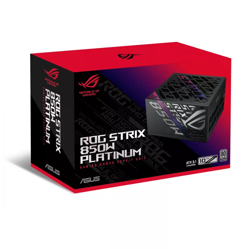 ASUS ROG -STRIX-850P-GAMING voeding 850 W 20+4 pin ATX ATX zwart