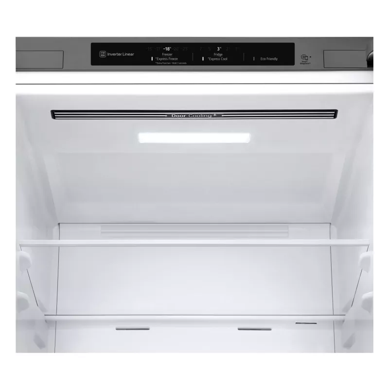 LG GBV3100CPY.APYQEUR koel-vriescombinatie vrijstaand 344 L zilver