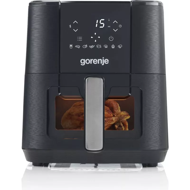 Gorenje AF1350DWB enkel 5,4 L losstaand apparaat 1350 W heteluchtfriteuse zwart