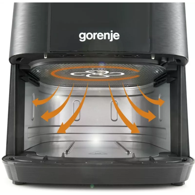 Gorenje AF1350DWB enkel 5,4 L losstaand apparaat 1350 W heteluchtfriteuse zwart