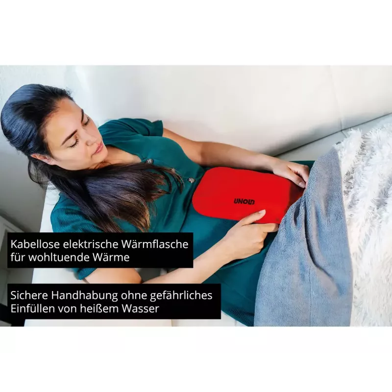 Unold 86013 elektrische warmwaterkruik 380 W rood