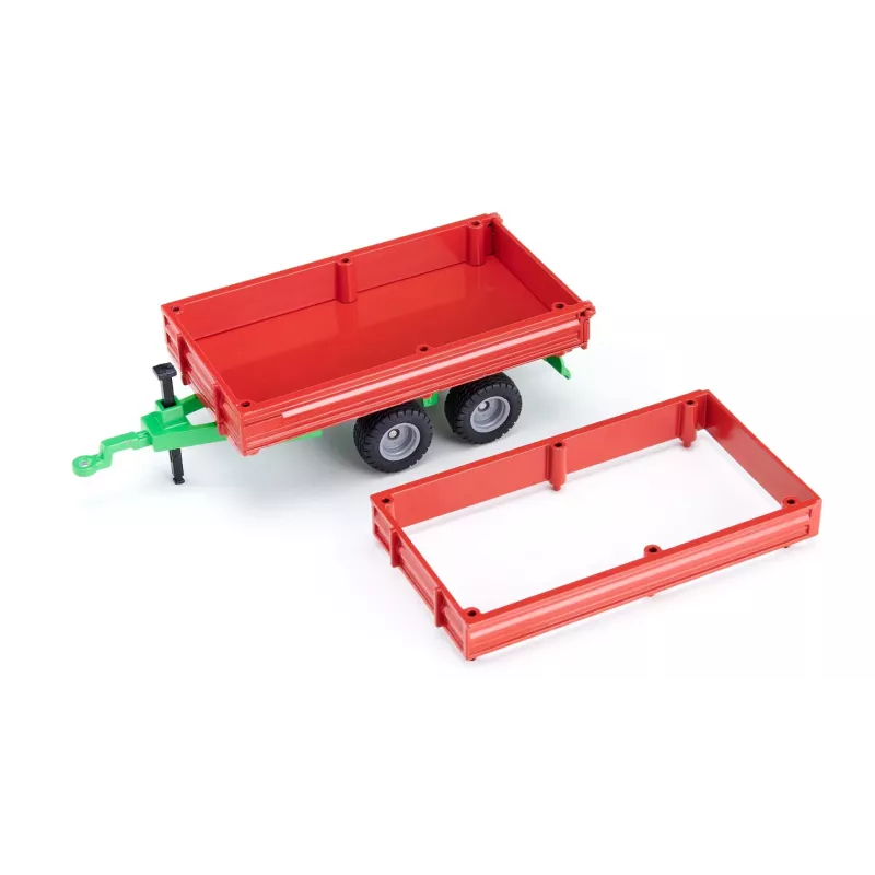 Aanhanger Siku tandemasaanhanger voorgemonteerd 1:32 — schaal 1:32, B184×D63×H72 mm