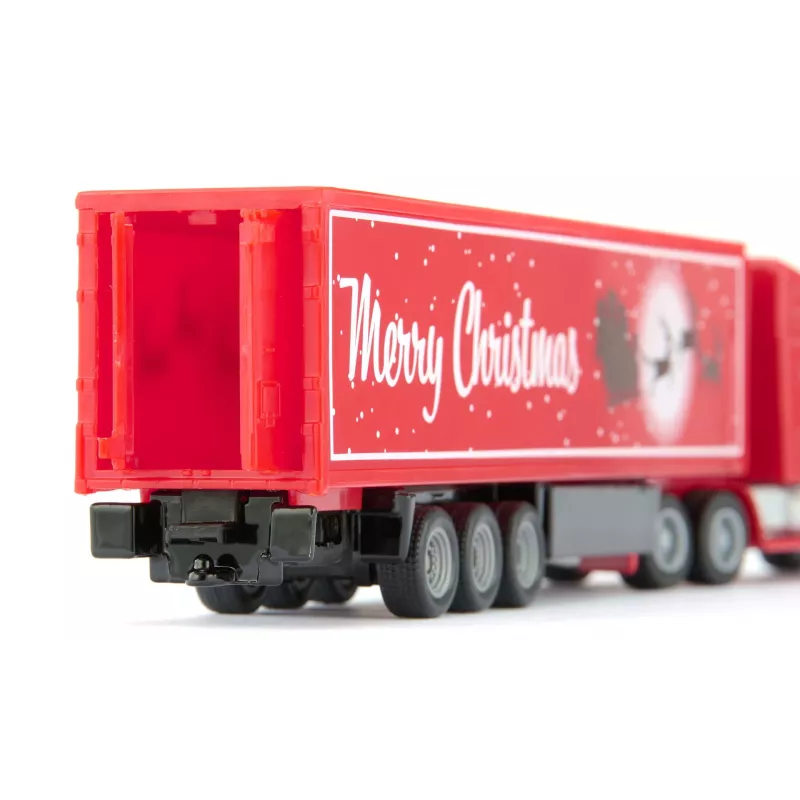 Siku Super Freightliner kerstvrachtwagen, rood